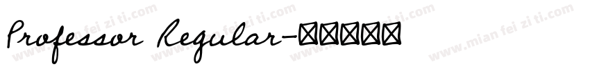 Professor Regular字体转换
